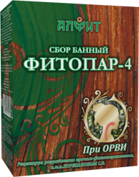 Фитосбор для кедровой бочки Алфит  "ФИТОПАР-4" ПРИ ОРВИ, 20 пак