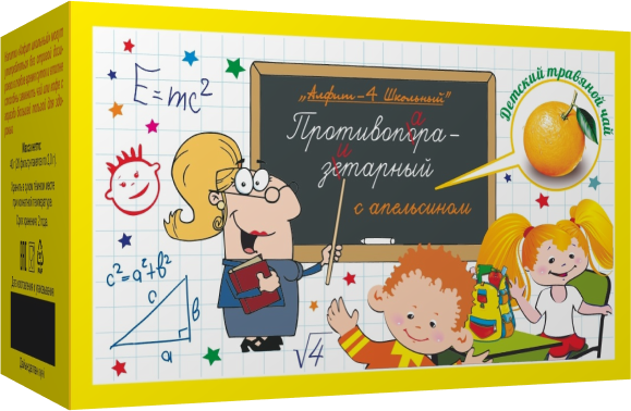 Травяной чай Алфит "Школьный 4", противопаразитарный, 20 пакетиков (40 гр)