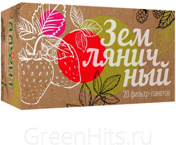  Алфит Земляничный чай 40г (20 ф-п по 2г) 